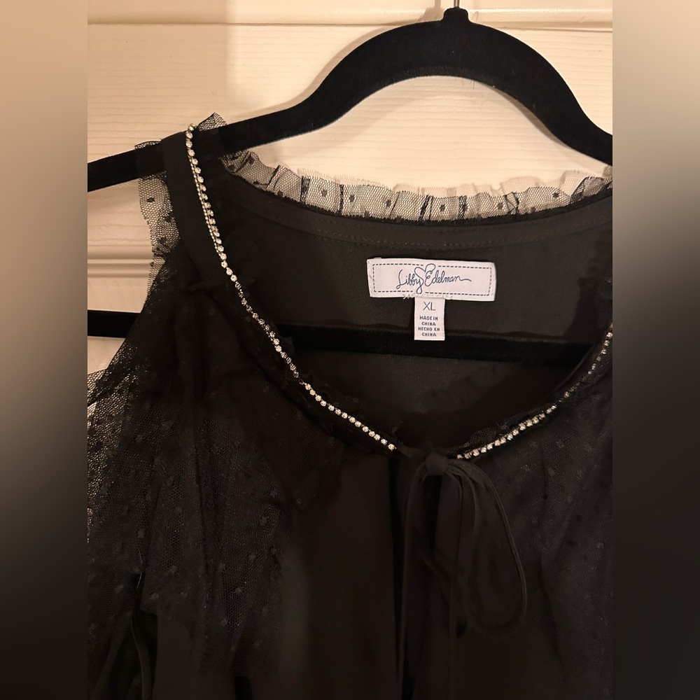 Libby Edelman Black Sleeveless Dress - Picture 7 of 10